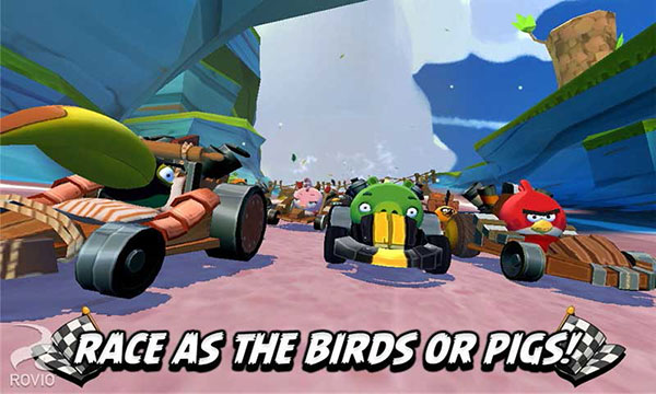 愤怒的小鸟卡丁车无限金币钻石版 Angry Birds4